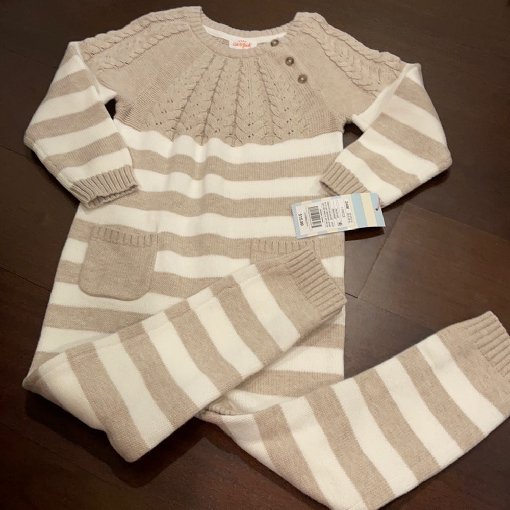 Cat and Jack sweater suit 24 months
